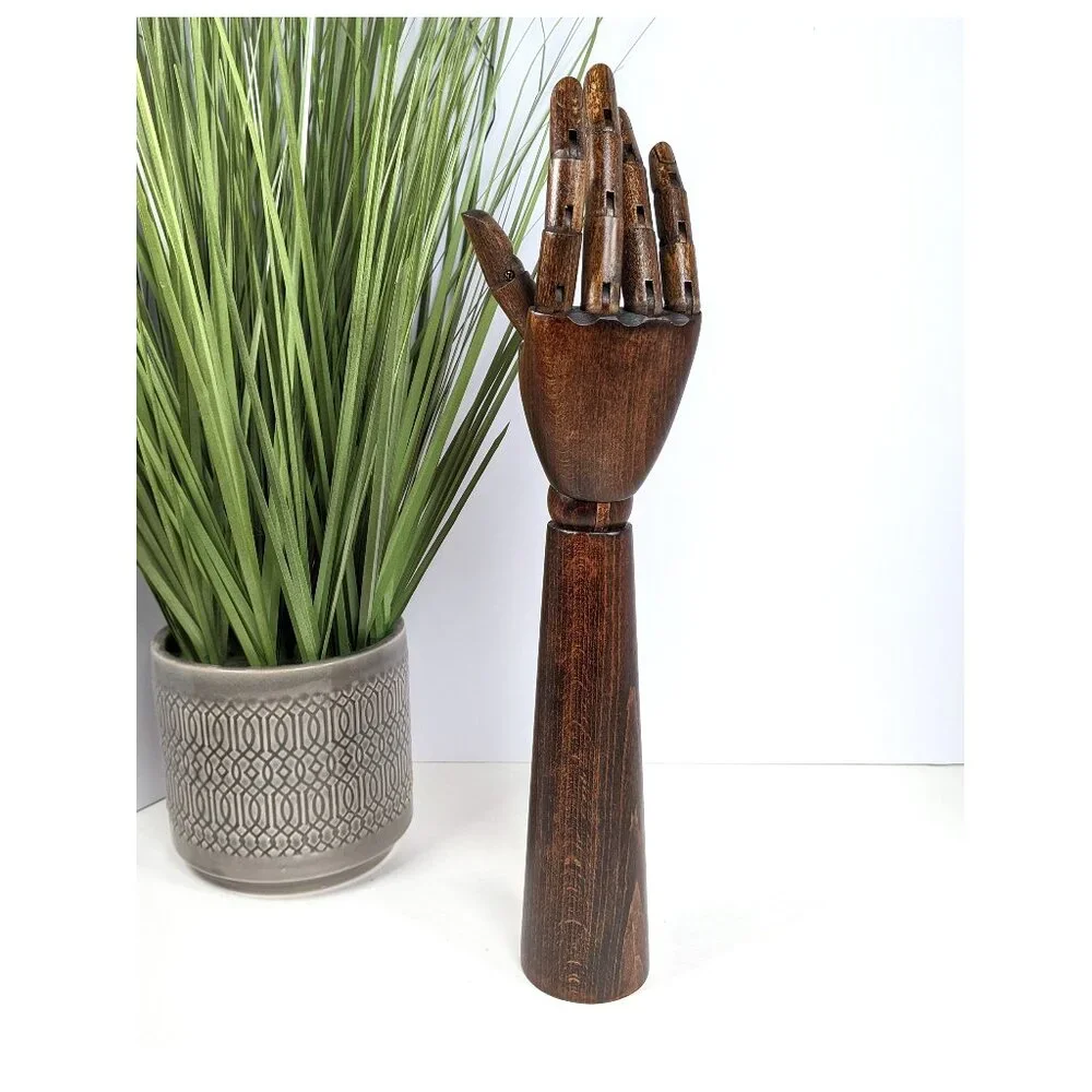 17" Wooden Artist Hand Model Mannequin for Drawing Art Display Right Hand NEW - Picture 3 of 7